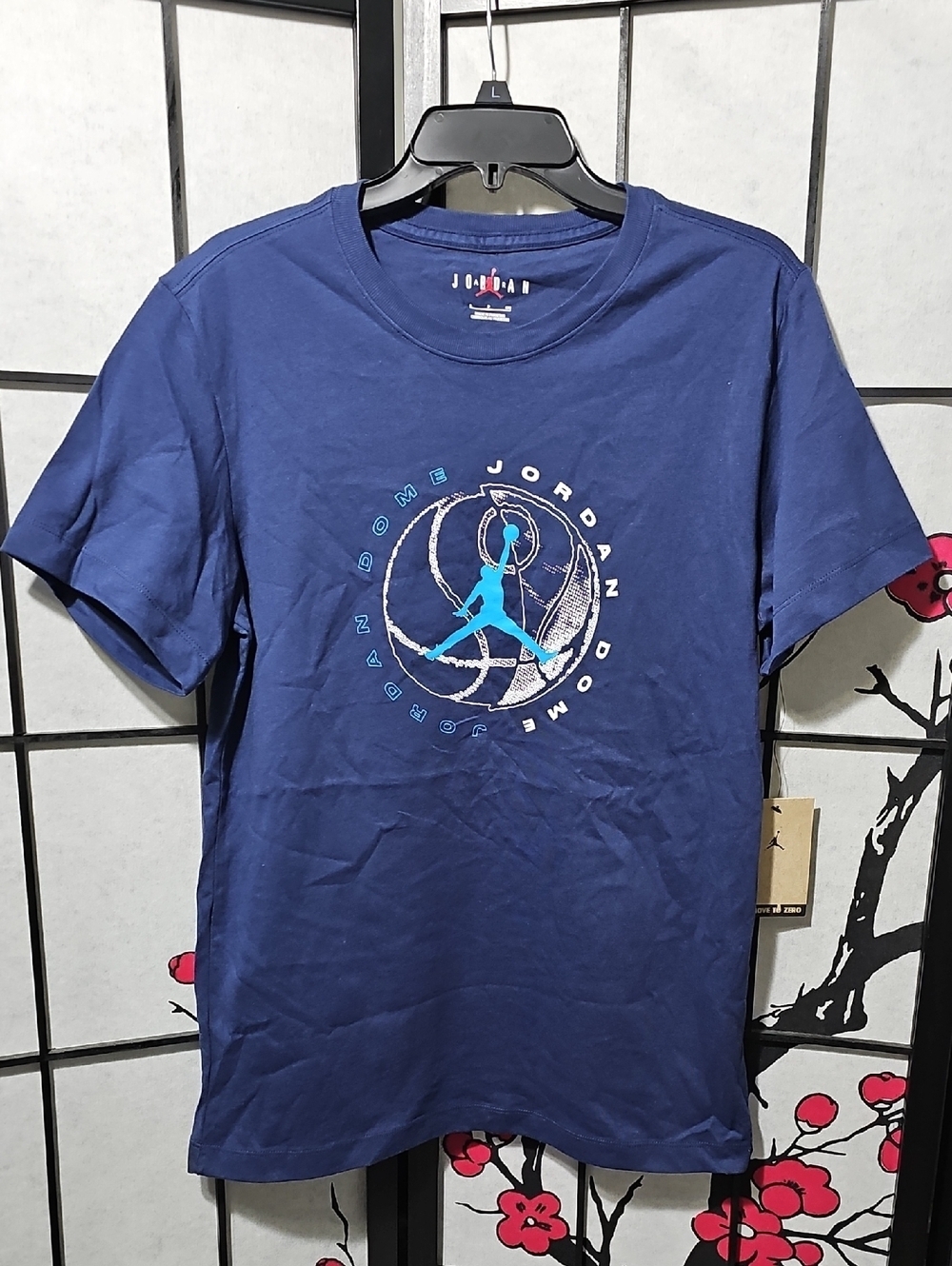 Jordan‎ Navy Blue Dome World T-Shirt Size Small New
